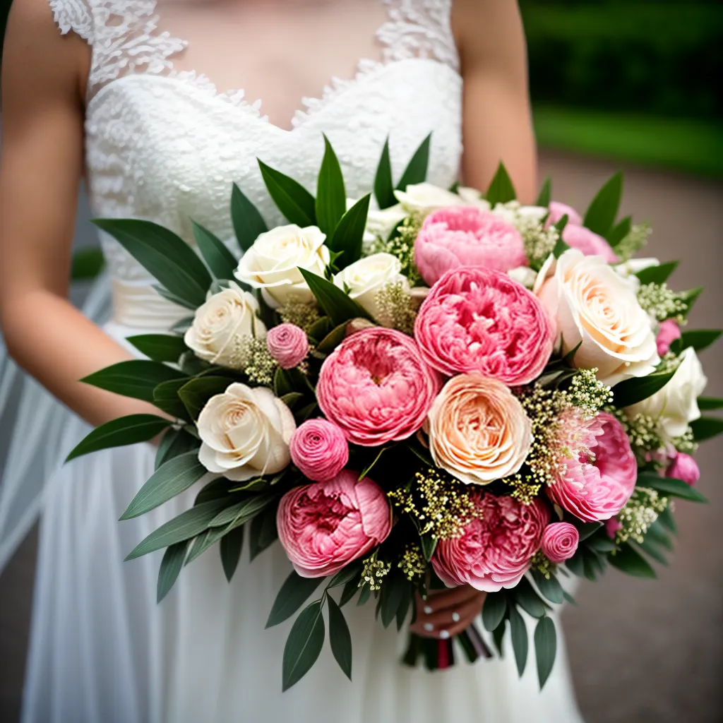 buque rosas peonia laco vintage