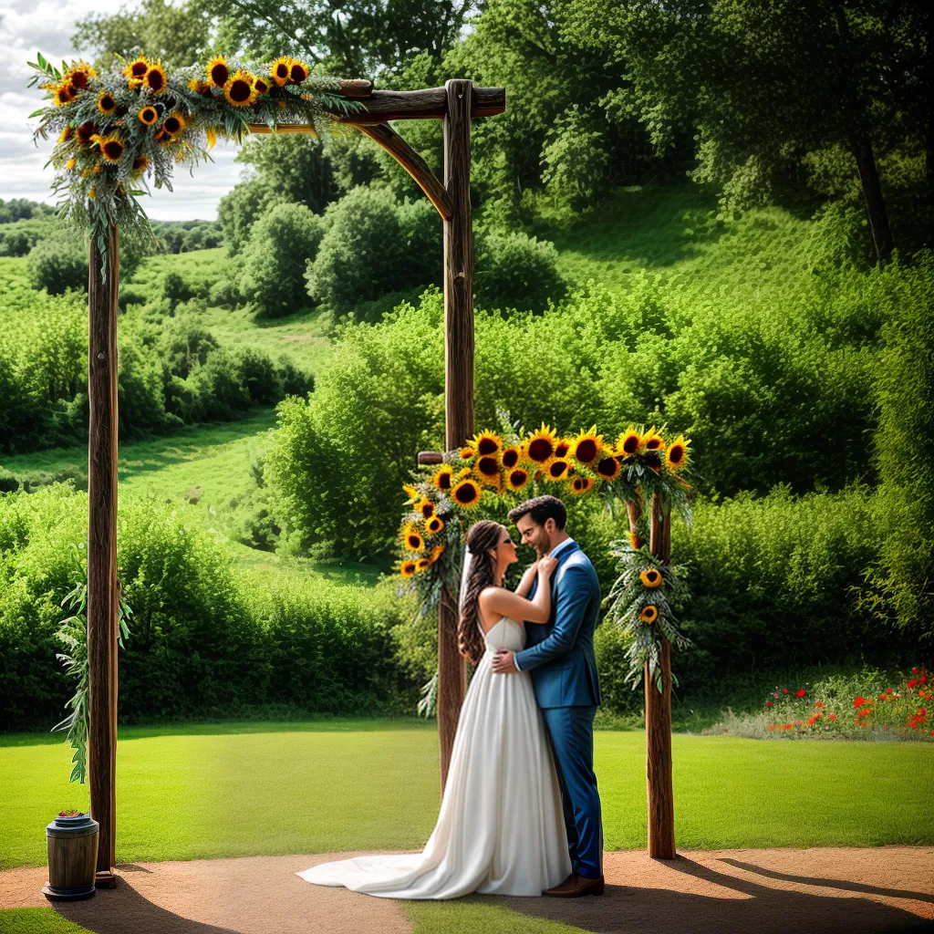 casamento rustico arco flores fazenda
