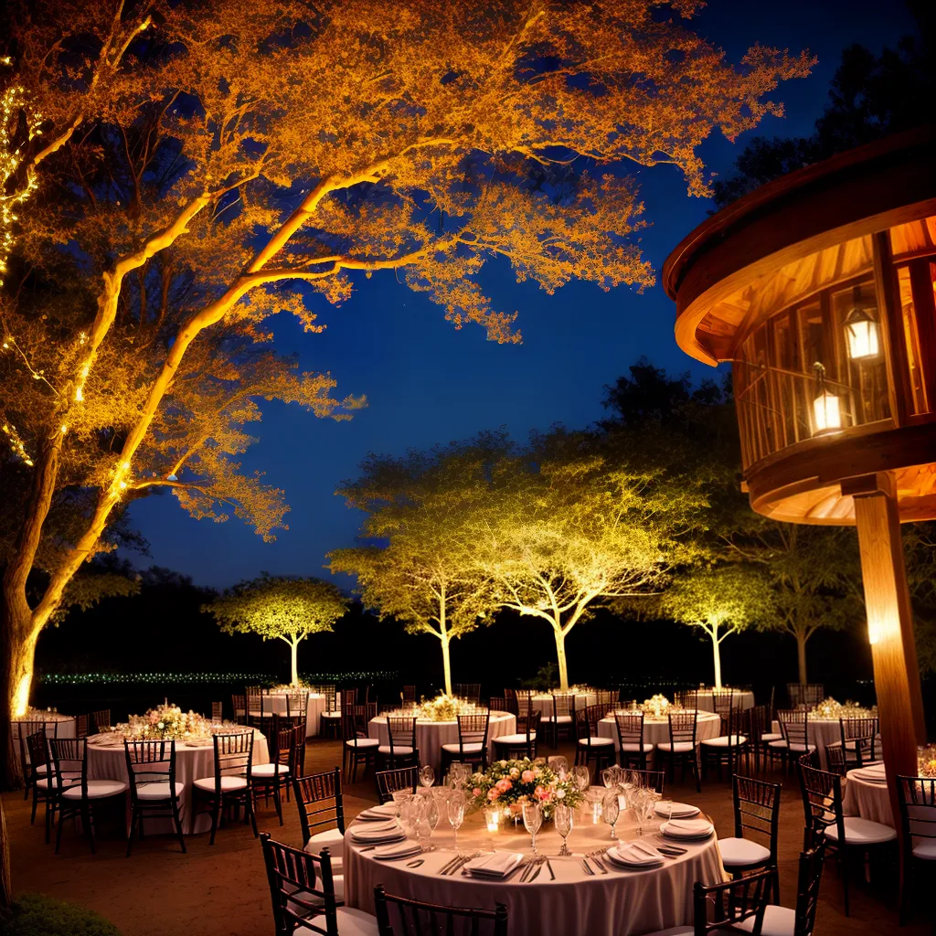 casamento recepcao flores luzes fadas