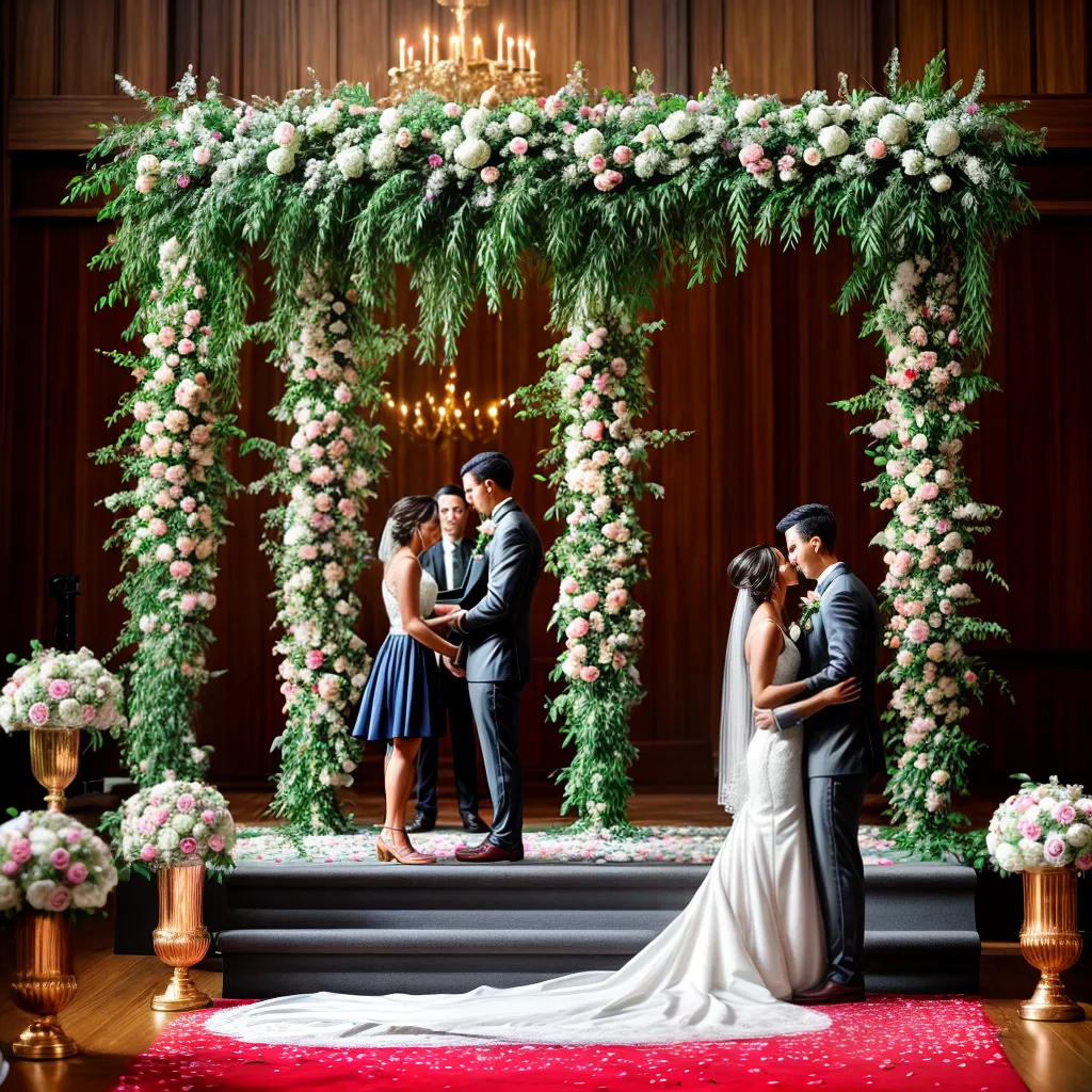 altar casamento flores coloridas