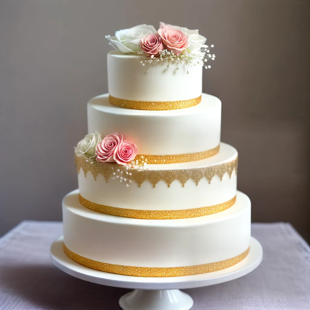bolo casamento flores acucar elegante 2