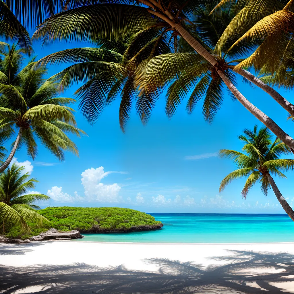 praia tropical aguas turquesa casal romantico