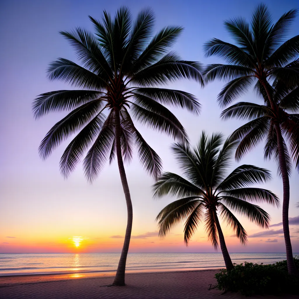 por do sol praia tropical casal romantico