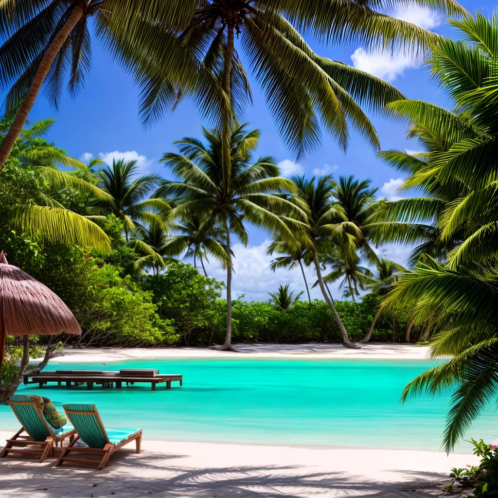 praia tropical aguas cristalinas casal sustentavel