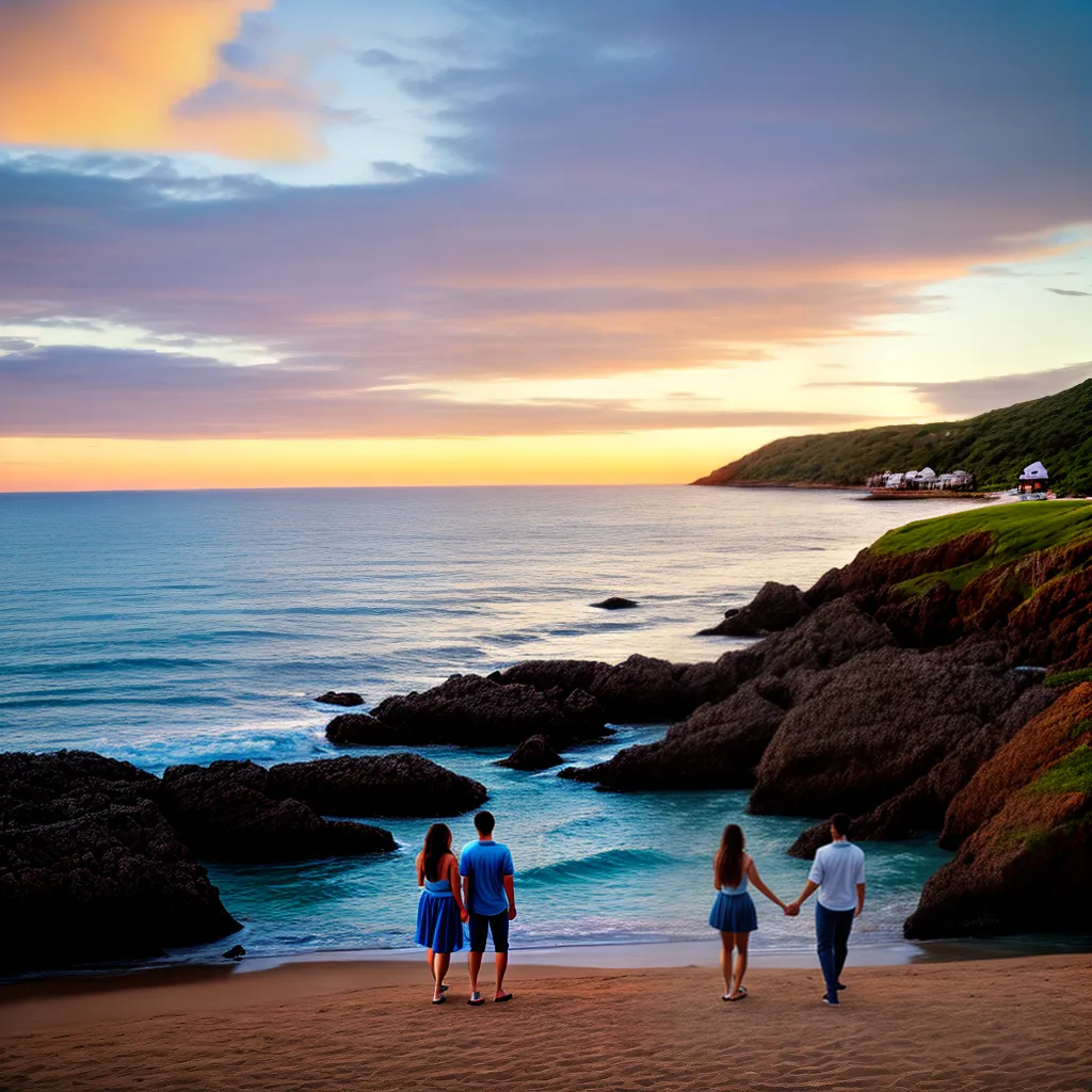 casal praia por do sol amor 7