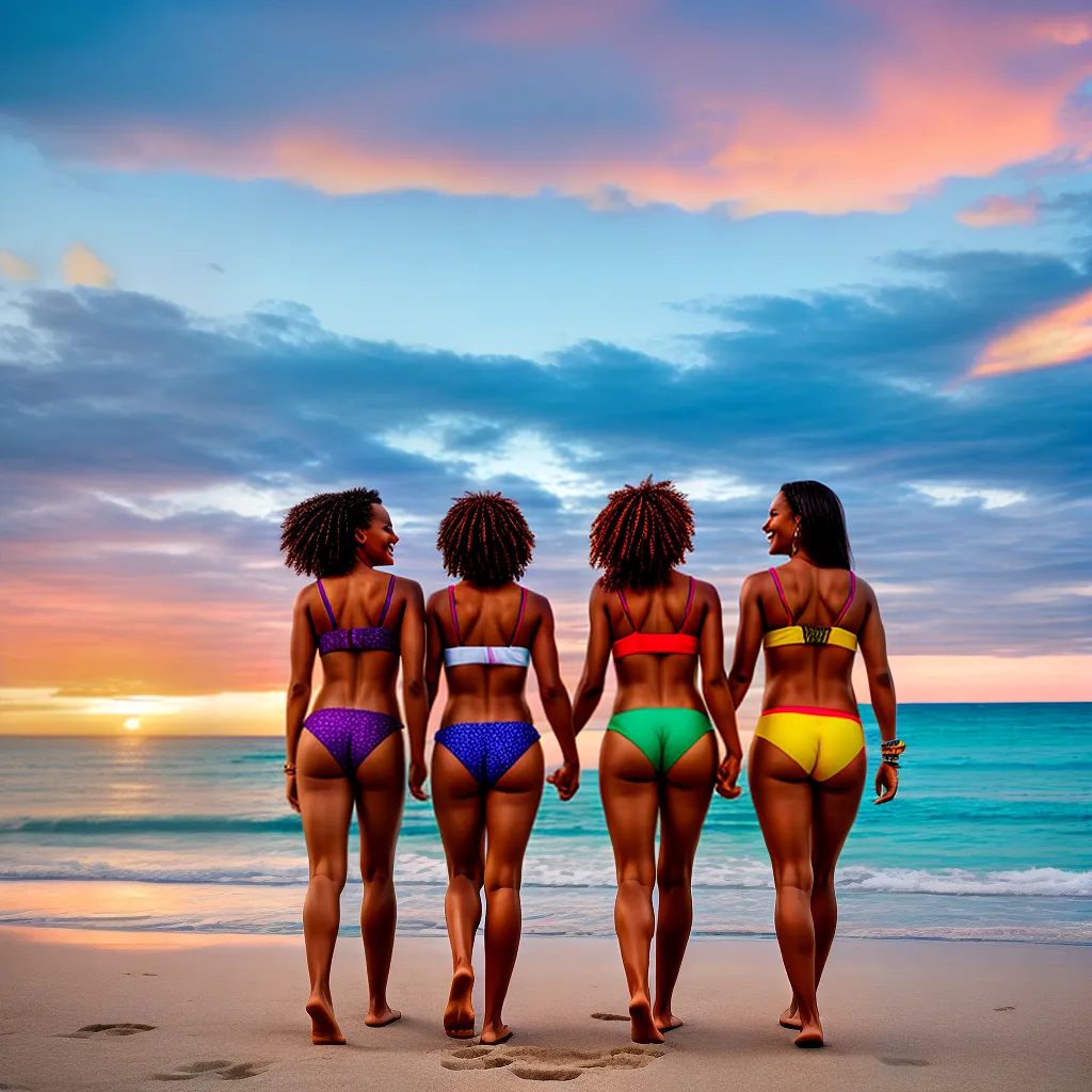 por do sol praia tropical amor felicidade