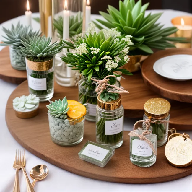 mesa casamento lembrancinhas personalizadas 1
