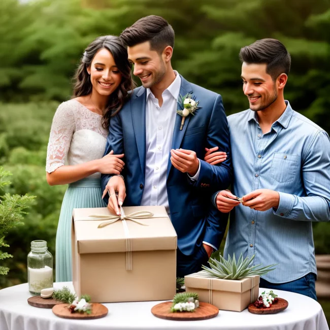noivos caixa presentes casamento personalizados