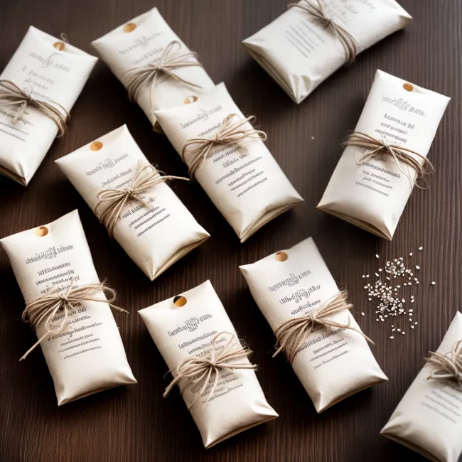 lembrancinha casamento eco semente