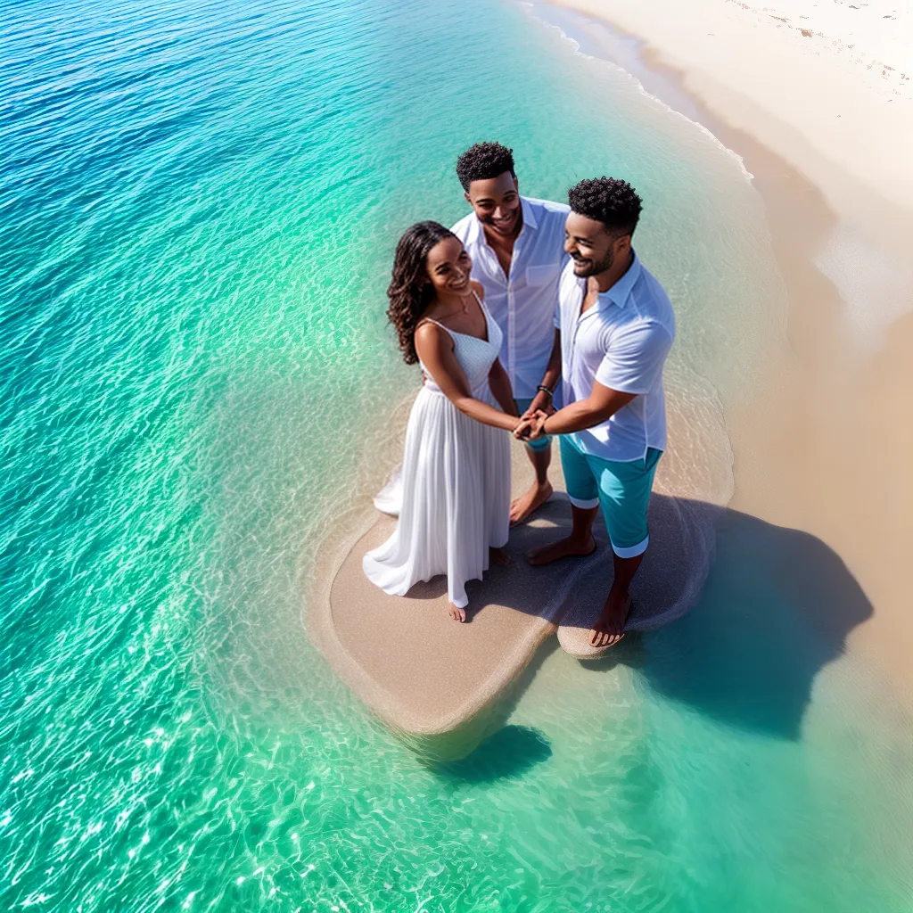 praia areia branca casal sorriso