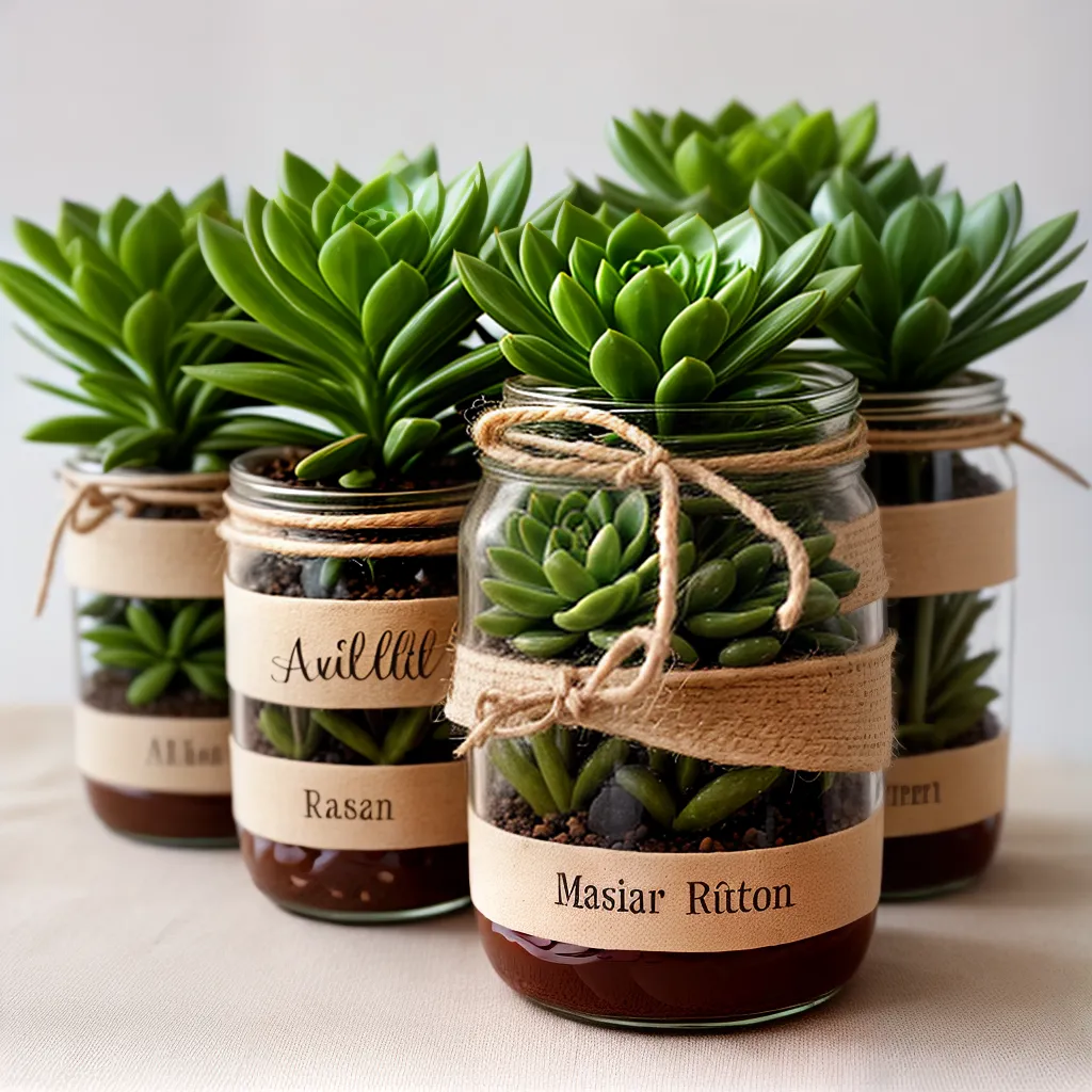 lembrancinha casamento suculentas personalizadas 2