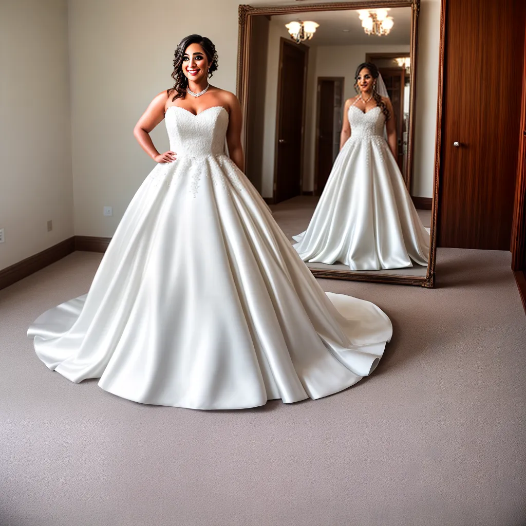 noiva vestido espelho confianca
