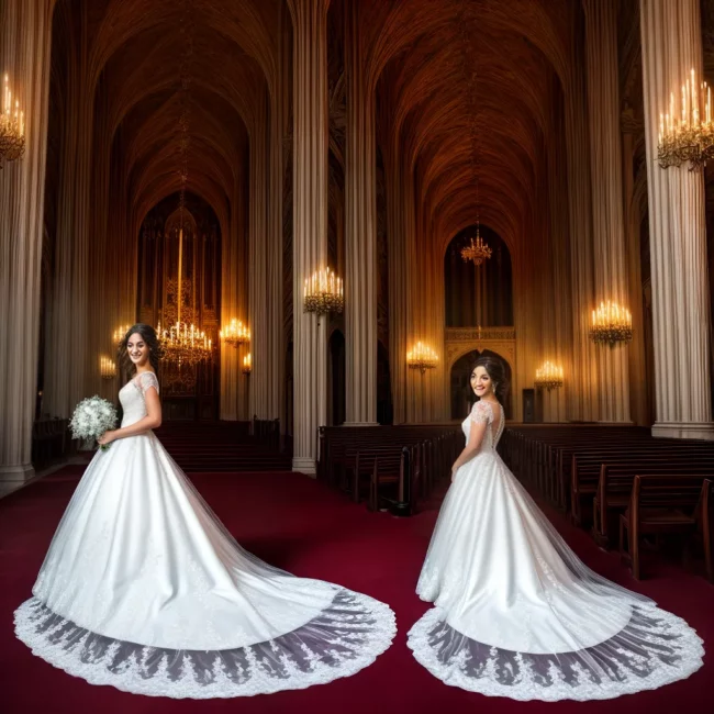 noiva altar vestido casamento magico