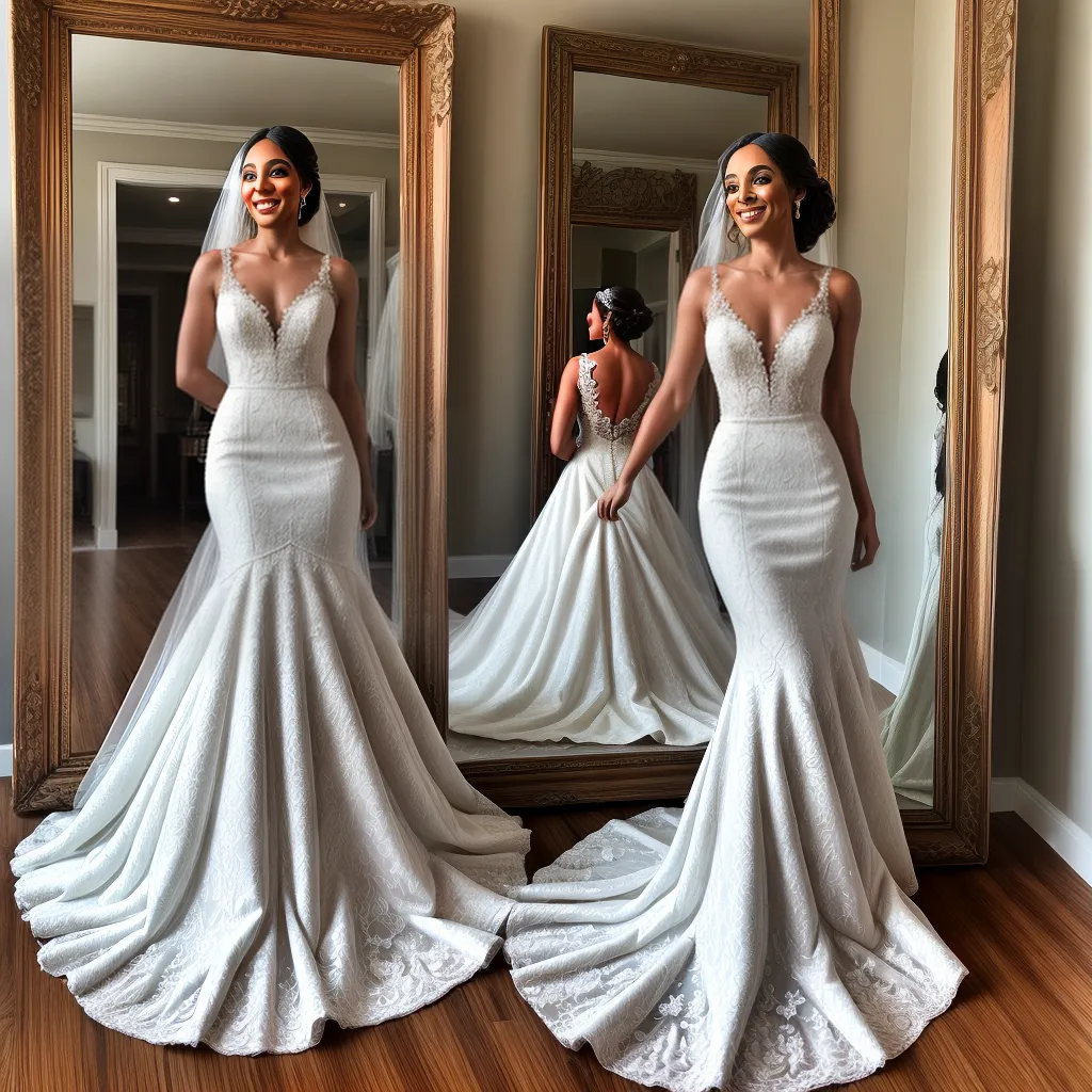 noiva espelho vestido casamento 2