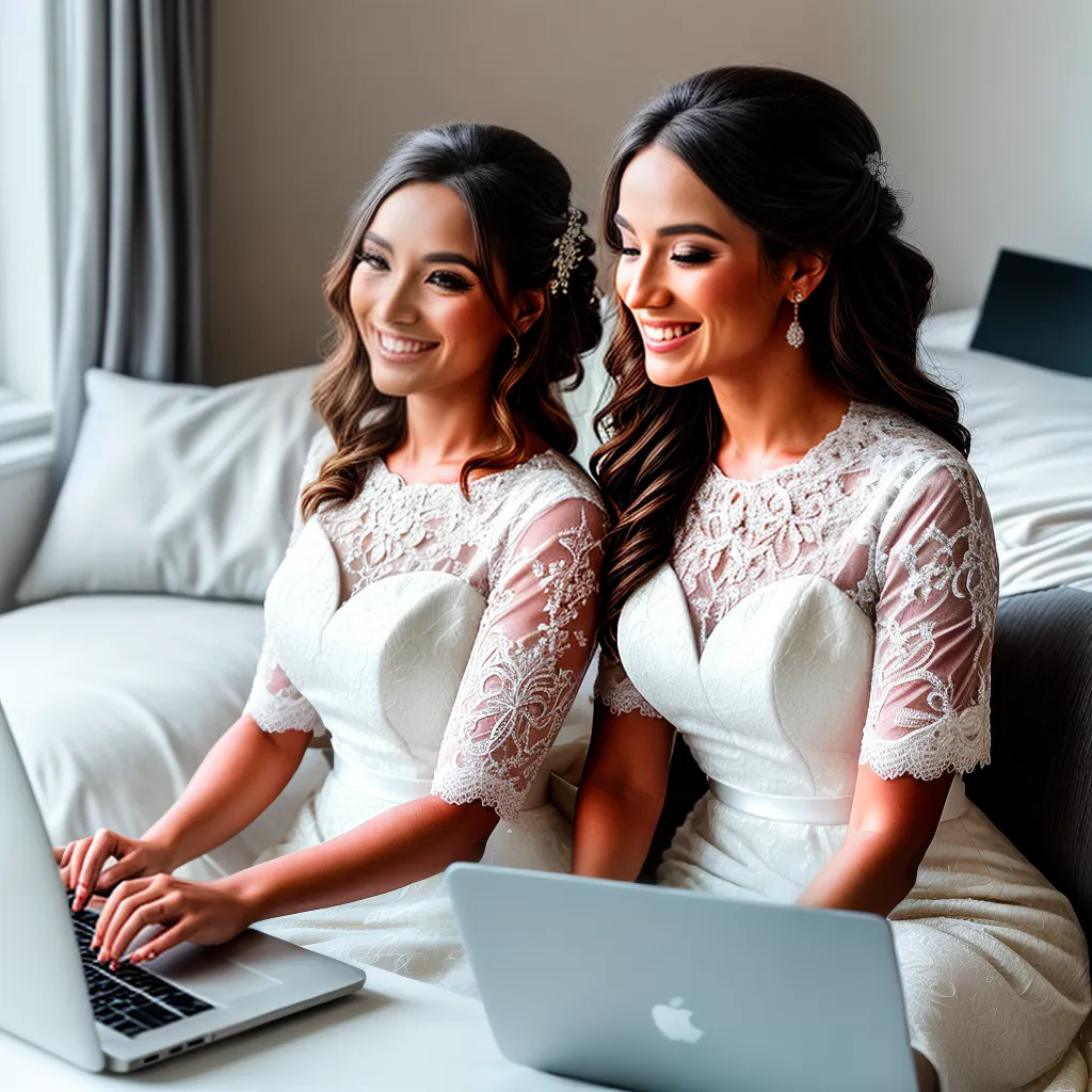 noiva online vestido casamento feliz