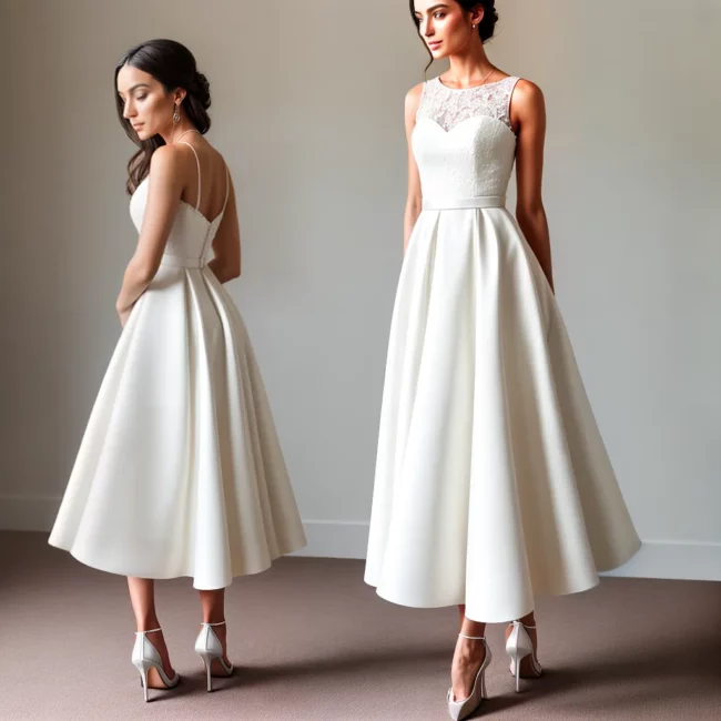 vestido casamento minimalista elegante