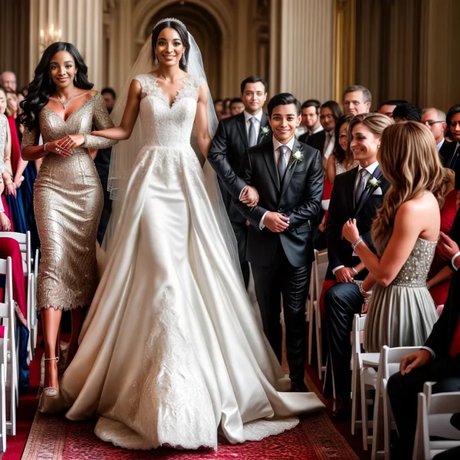 noiva celebridade casamento vestido lace