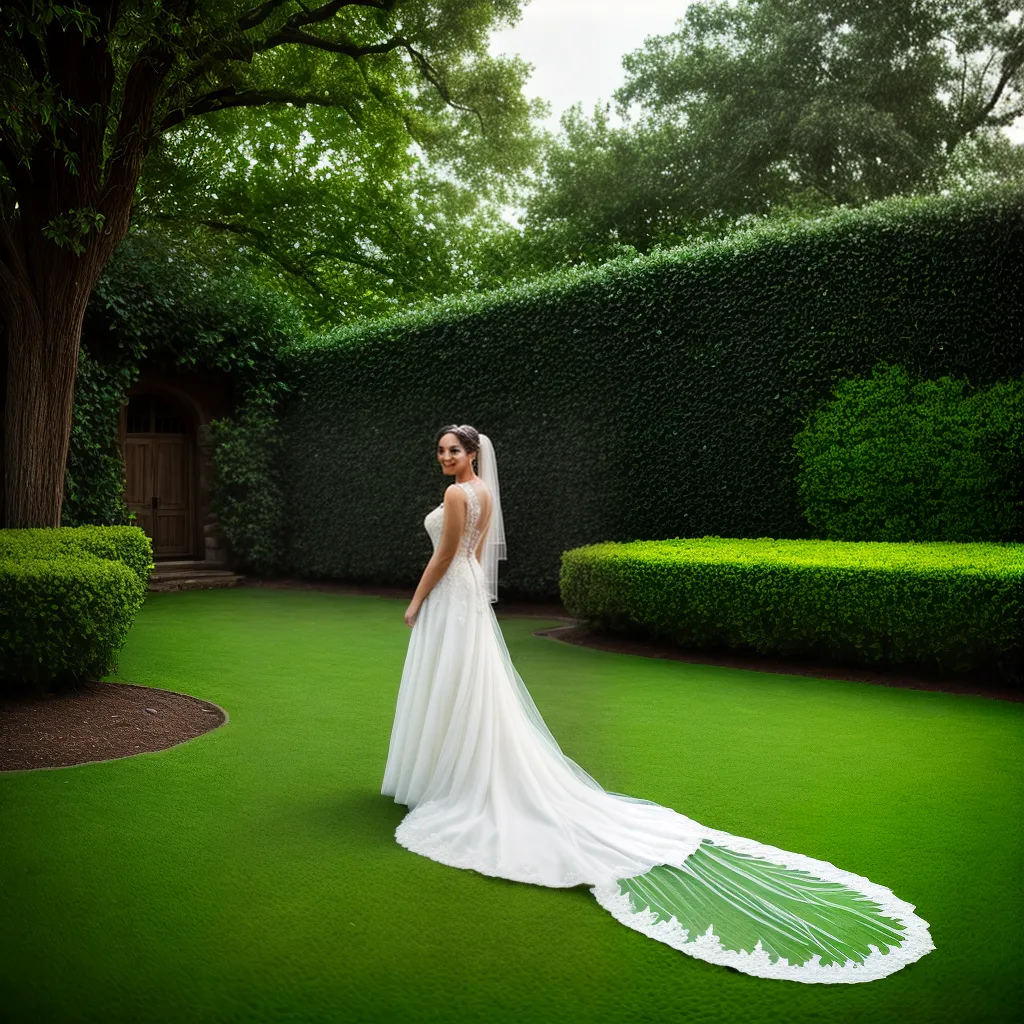 noiva jardim vestido romantico