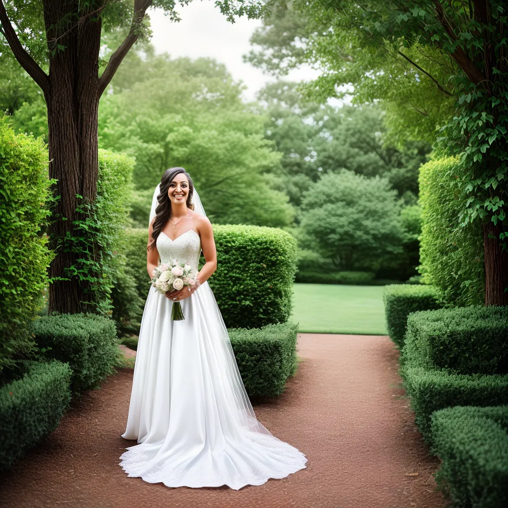 noiva jardim vestido romantico 1
