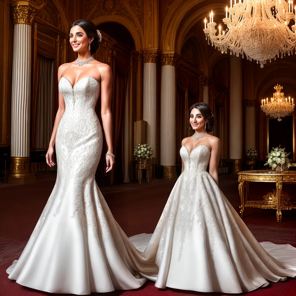 noiva luxo sorriso vestido cristais