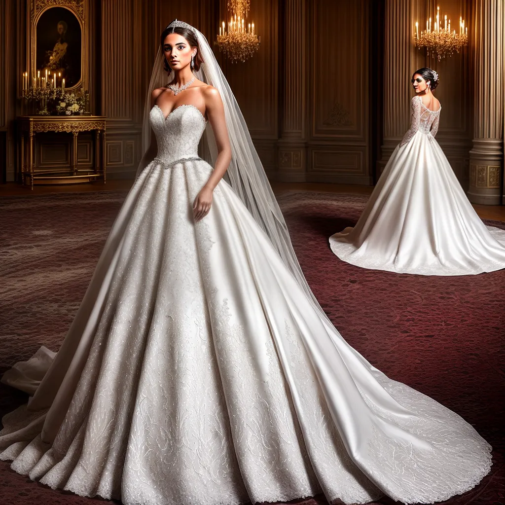 vestido casamento luxo princesa renda