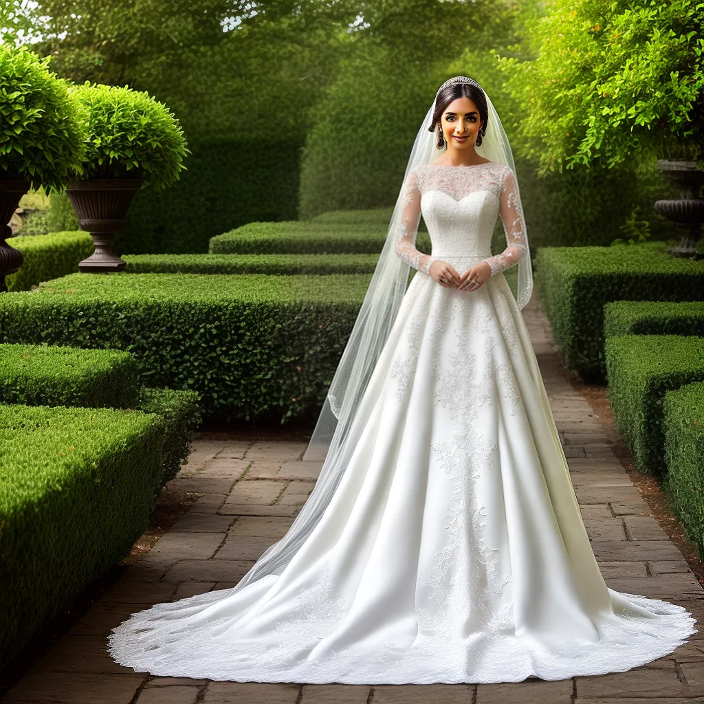 noiva jardim vestido longo renda