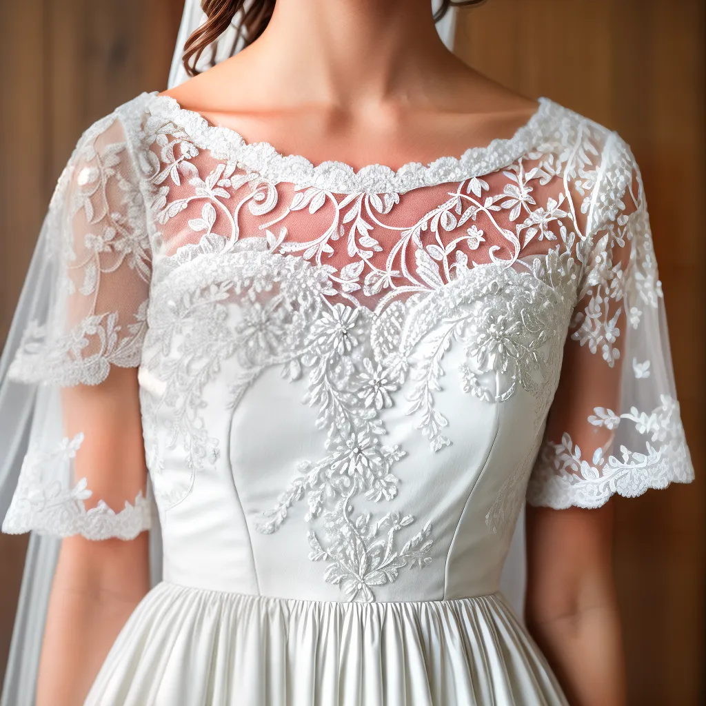 vestido noiva lace beading luz