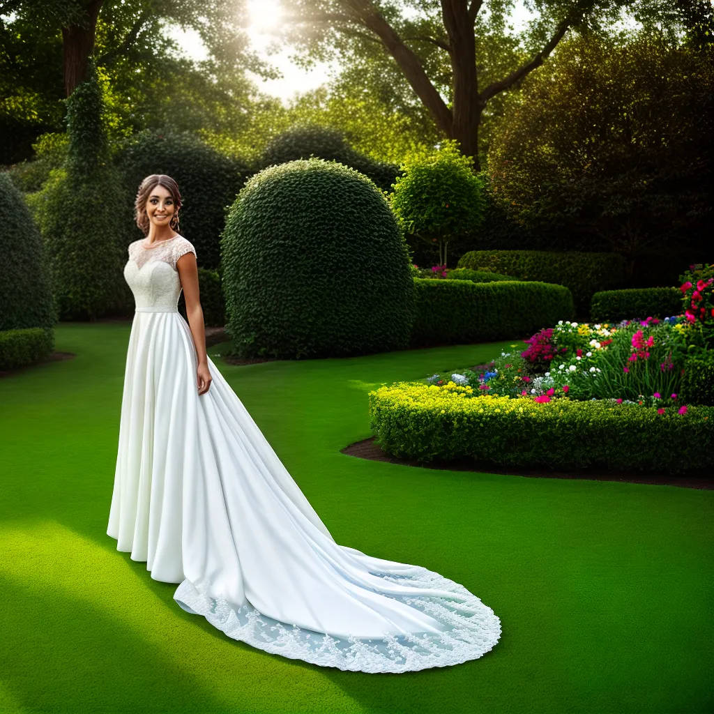 noiva jardim simplicidade elegancia