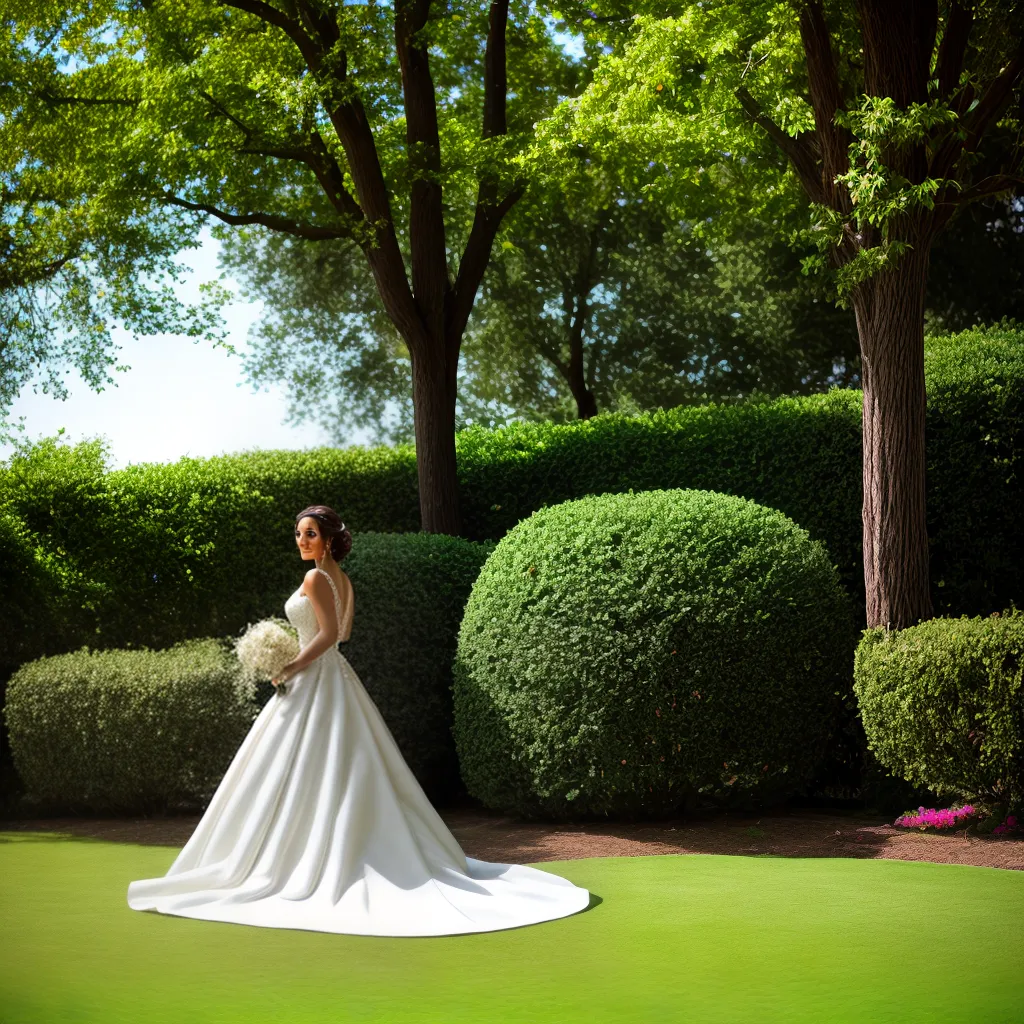 noiva jardim sol vestido casamento 2