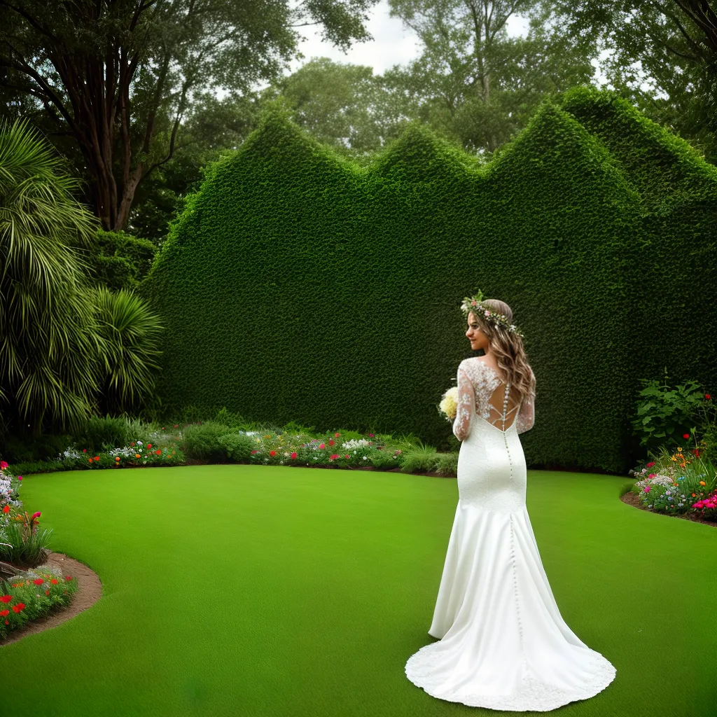 noiva jardim verde vestido boho