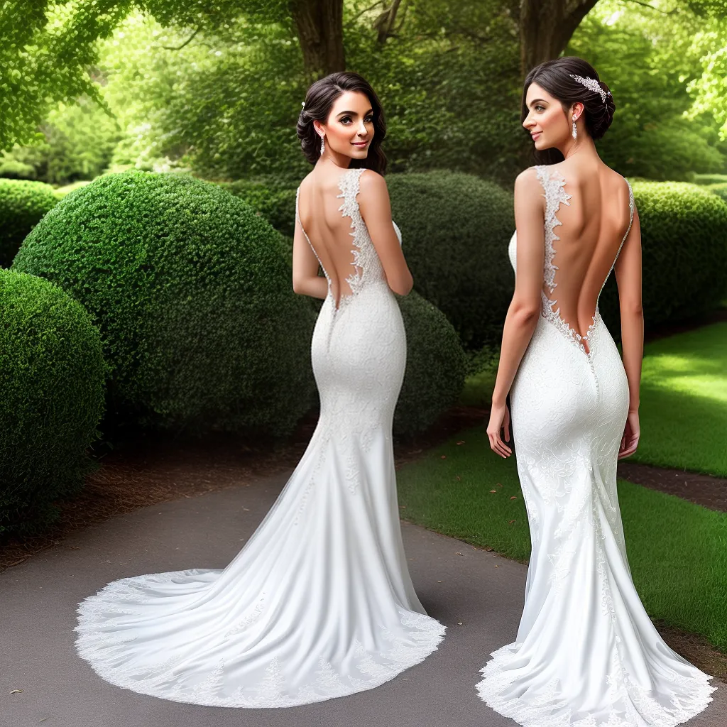 vestido noiva costas lace elegante