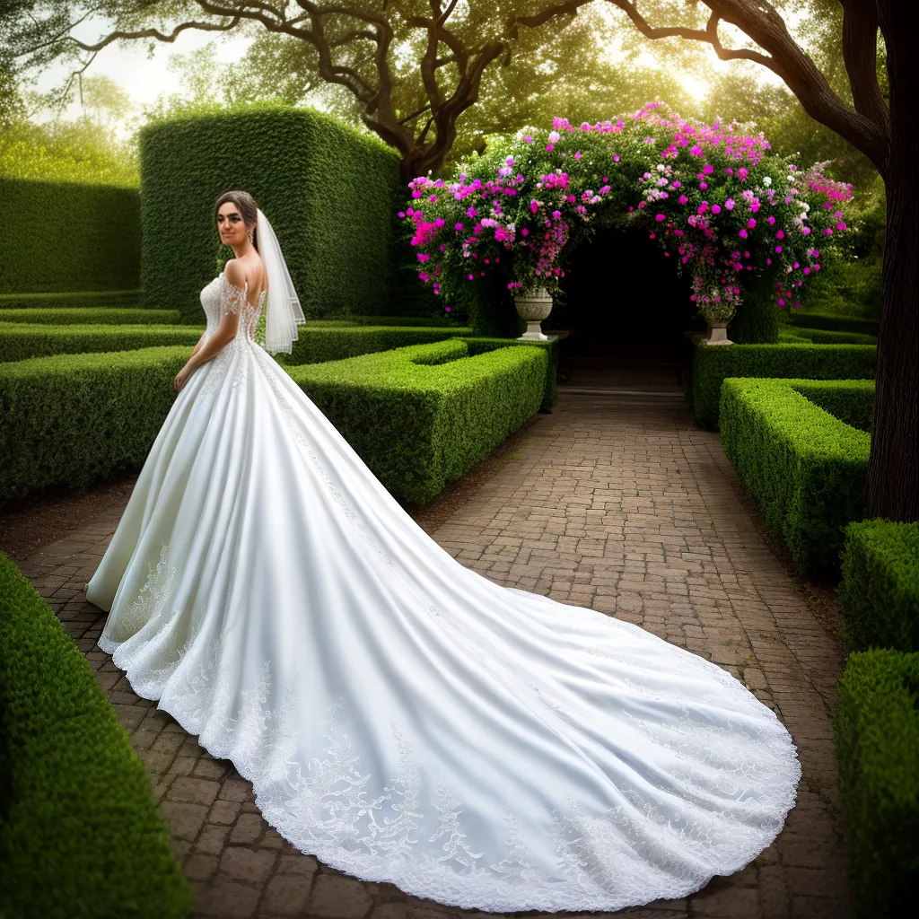 noiva princesa vestido casamento jardim
