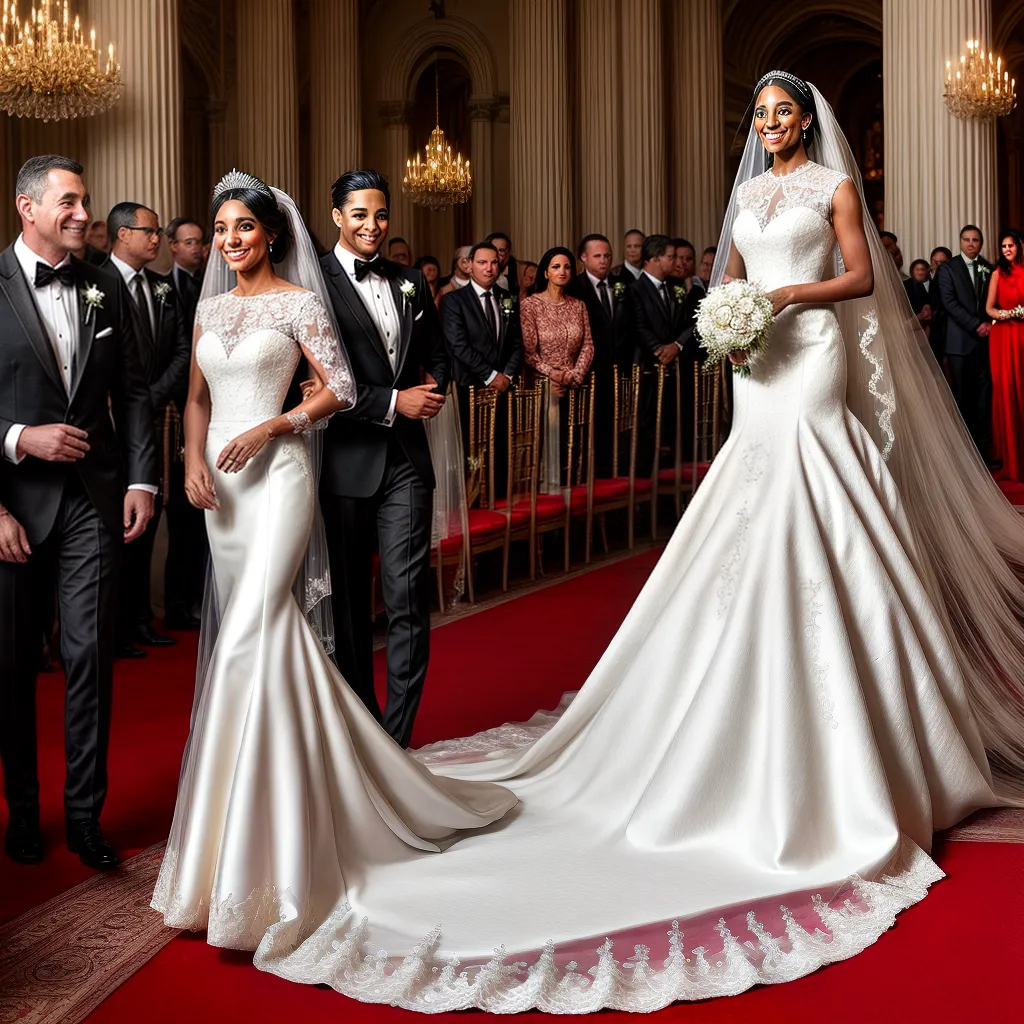 noiva celebridade casamento vestido deslumbrante