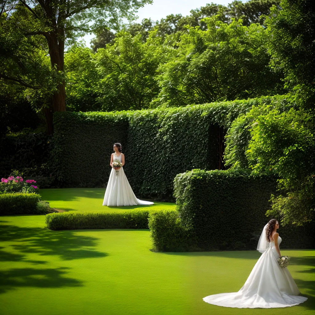 noiva jardim verde casamento romantico