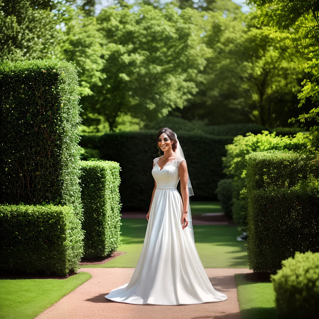 noiva jardim sol vestido casamento 3