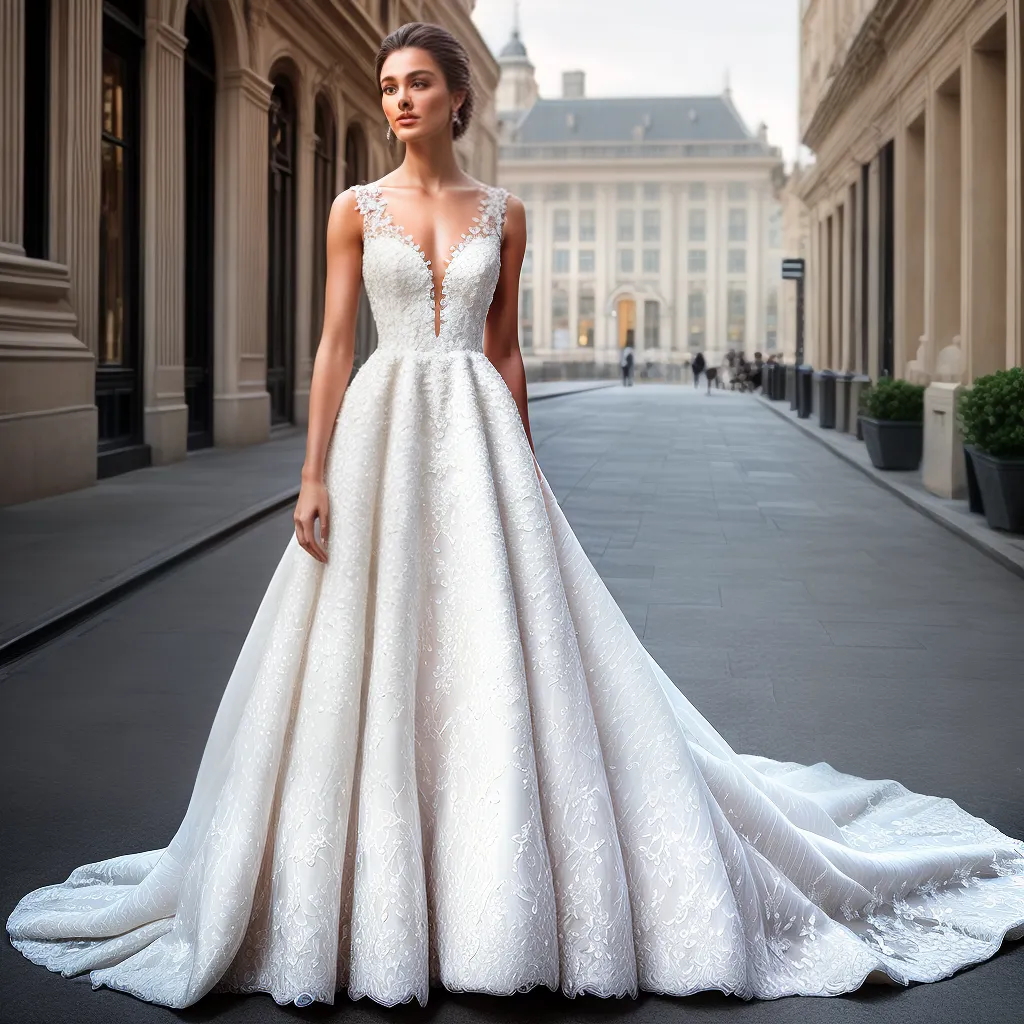 vestido noiva renda beleza elegancia