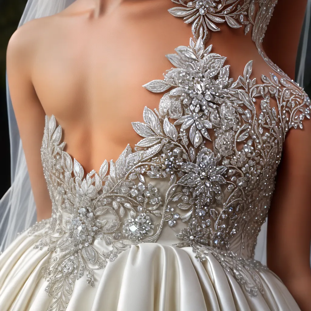 vestido noiva celebridade lace brilho 1
