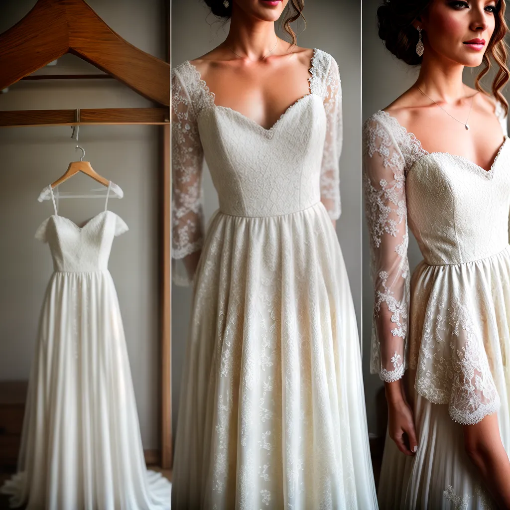 vestido noiva vintage renda beading 2