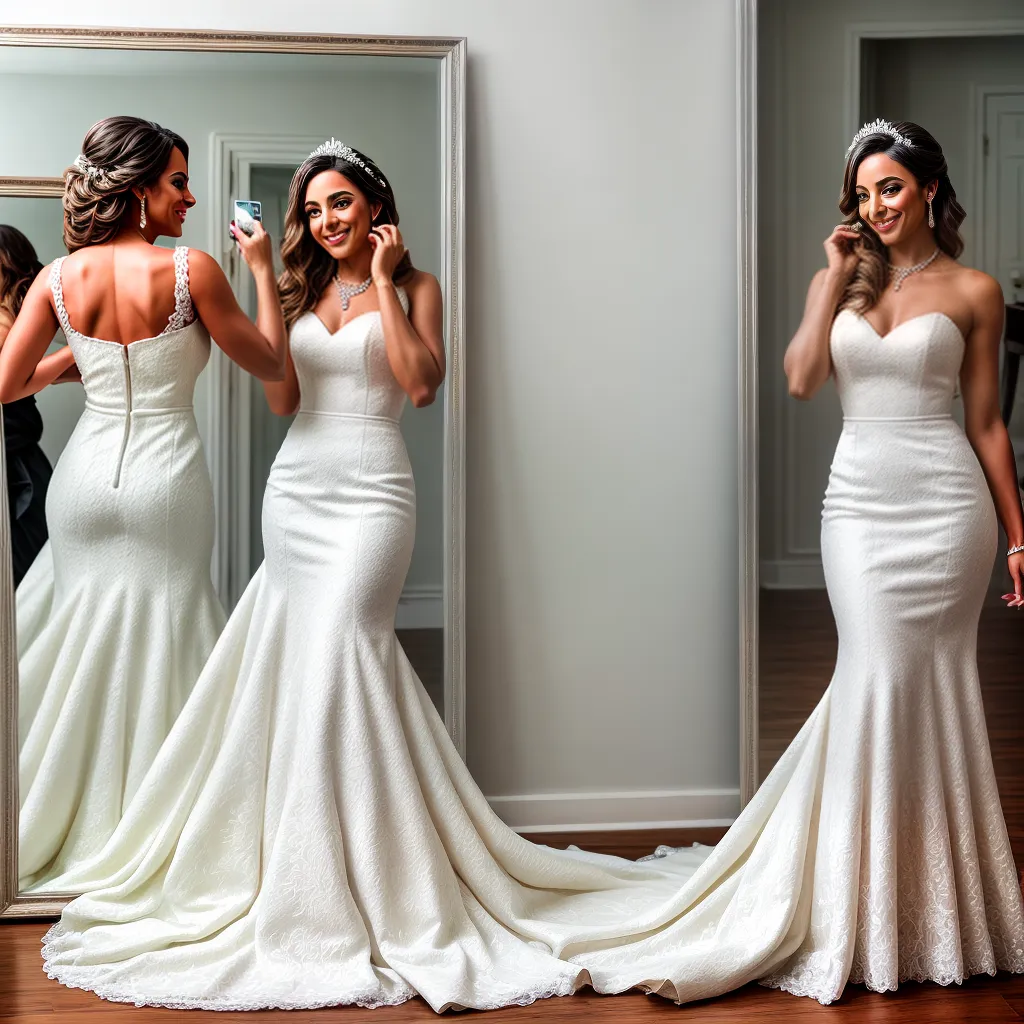 noiva corte vestido espelho chic
