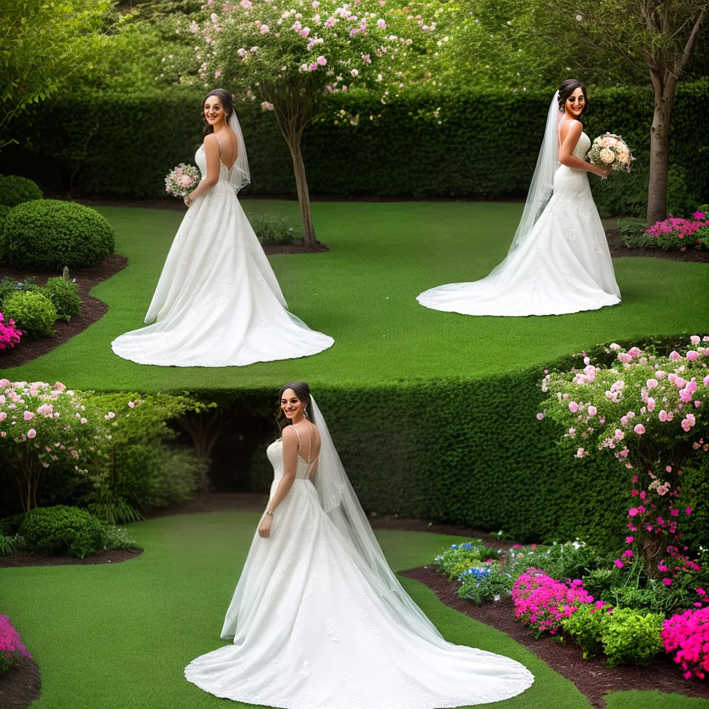 noiva jardim flores vestido romantico