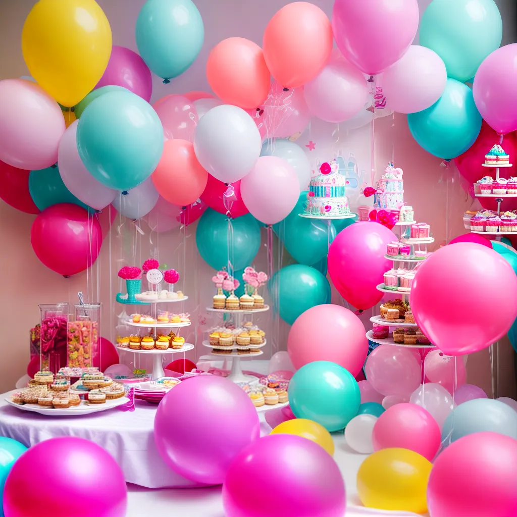 mesa decorada baby shower alegria