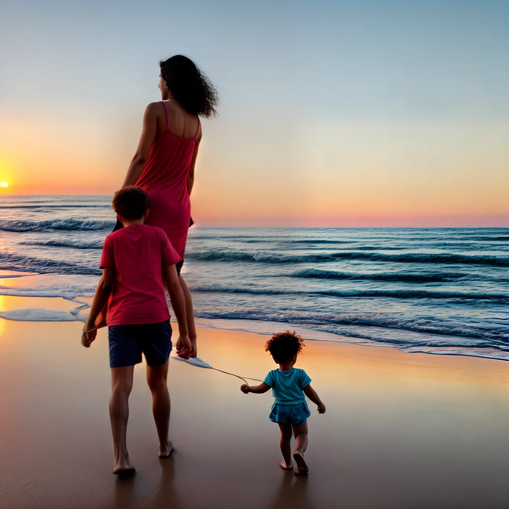passeio entardecer praia afilhado