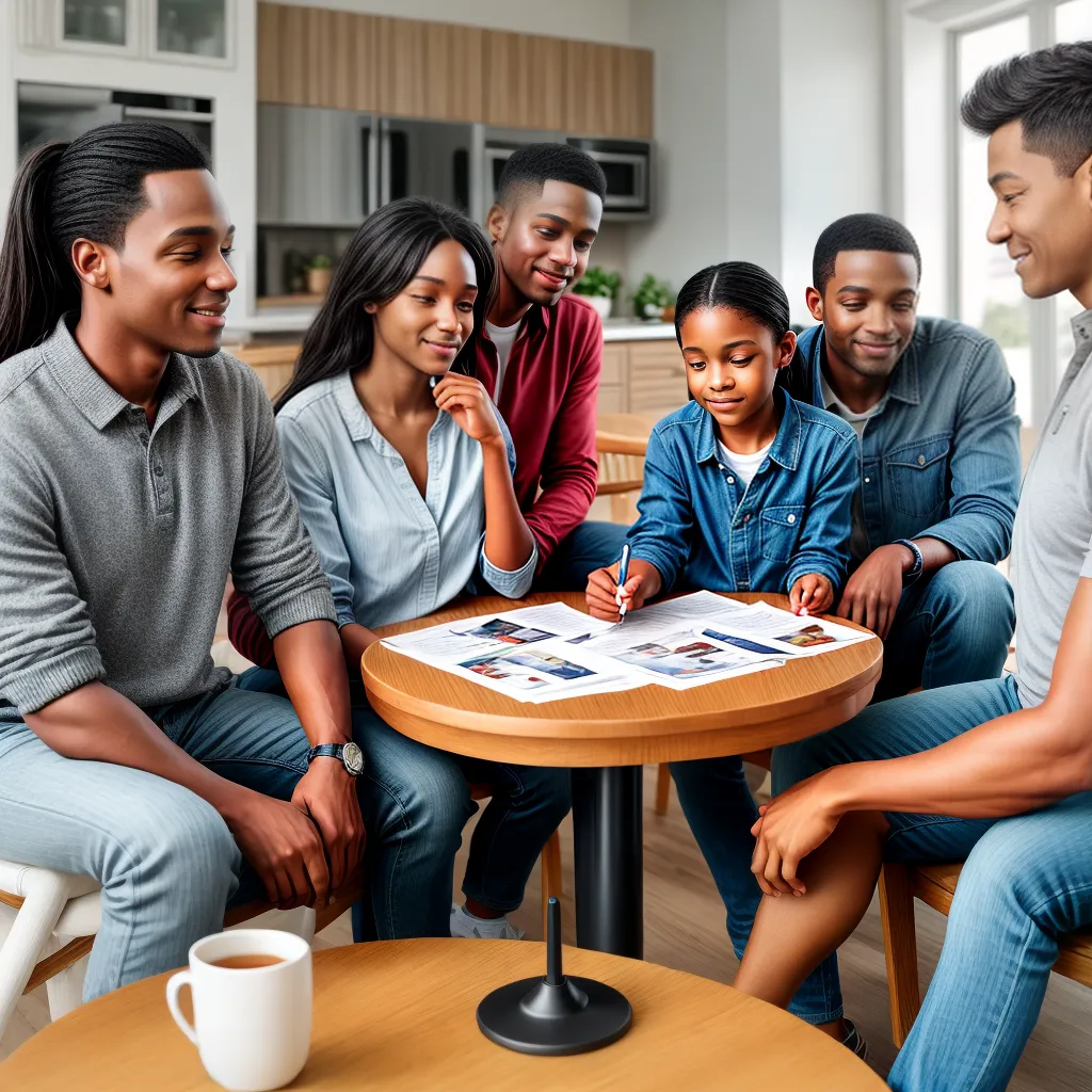 conversa respeitosa familia mesa