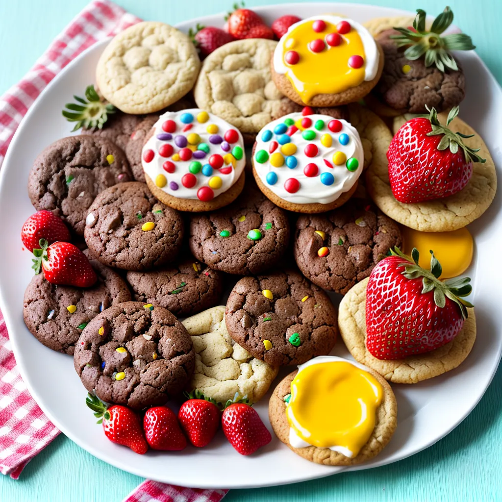 platter doces coloridos godchildren