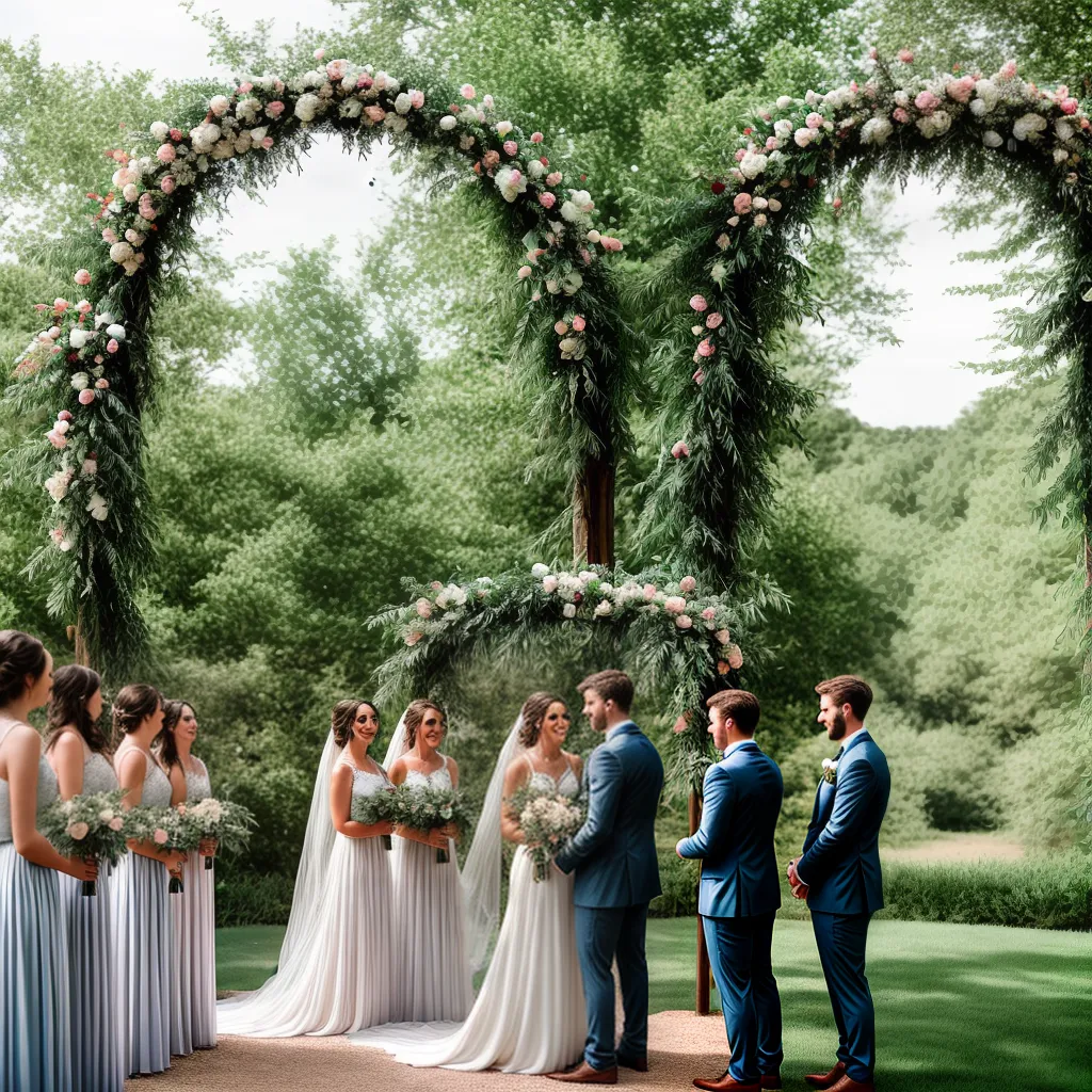 casamento ao ar livre flores brancas 1