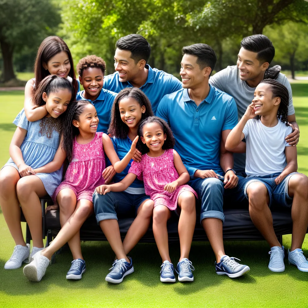 familia parque brincadeira sorrisos