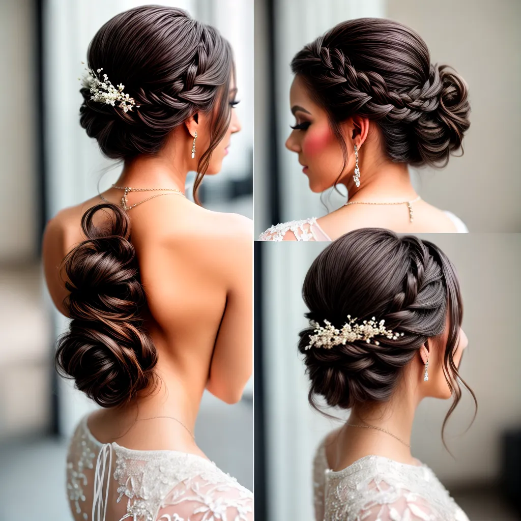 penteado noiva casamento flores