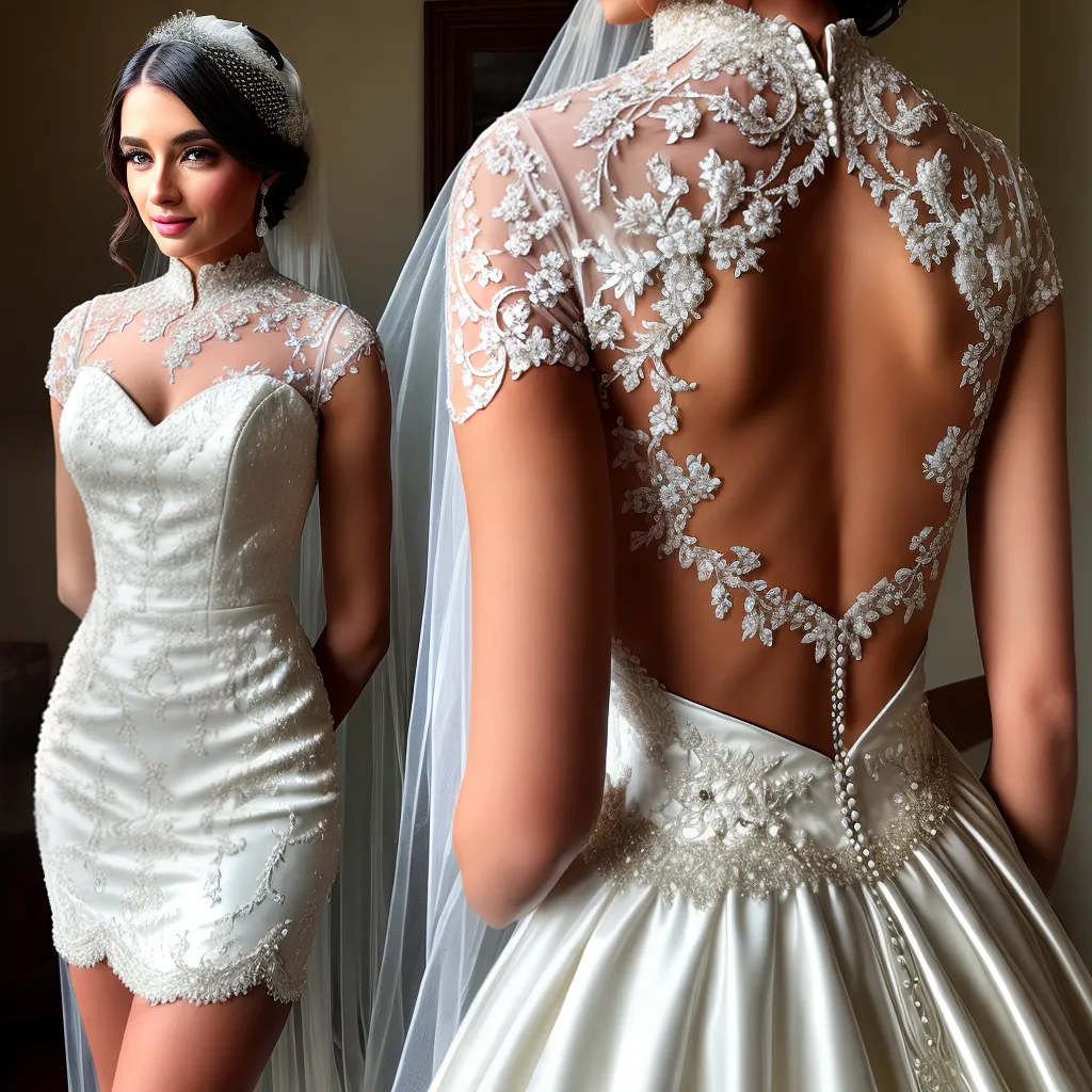 vestido noiva vintage renda sofisticacao