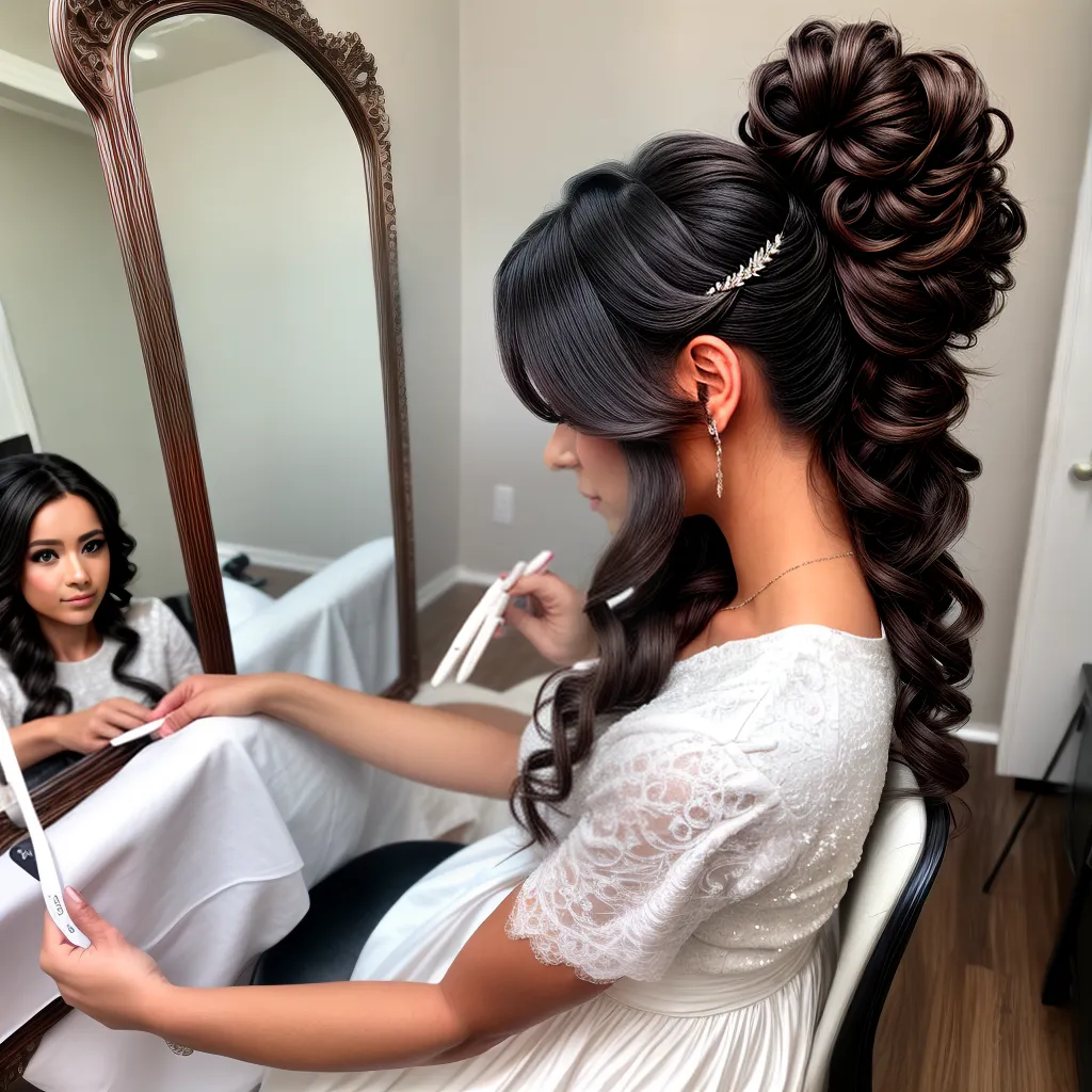noiva vaidade penteado revista casamento