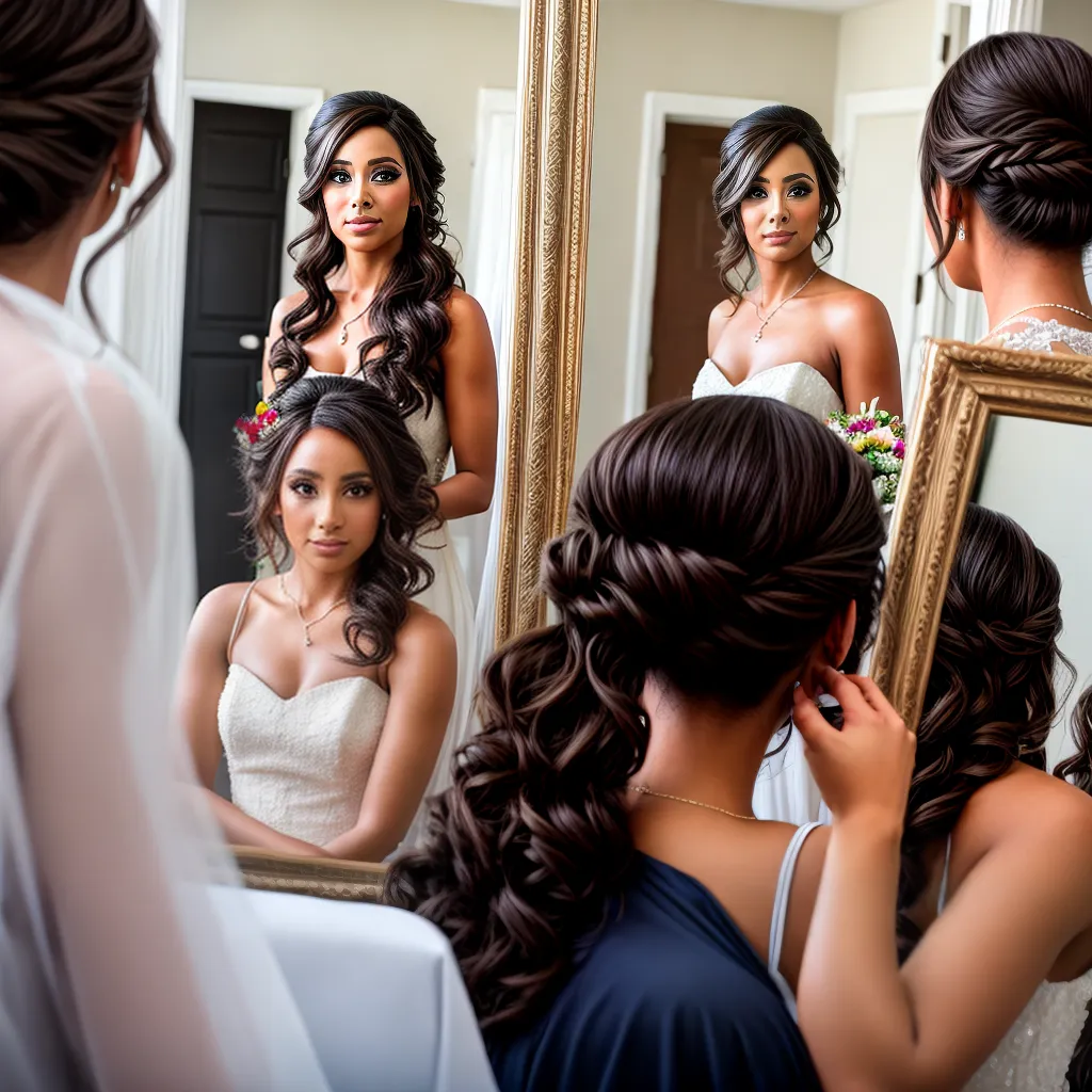 noiva mirror penteado revista escolha